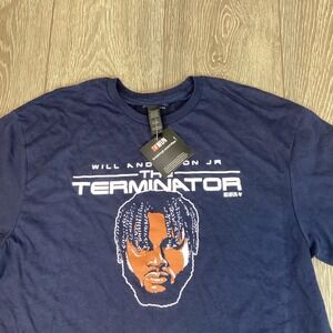 Terminator Will Anderson Jr NFL NEW Tee Tshirt NEW Navy Blue Houston‎ Texans